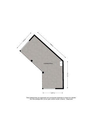 Floorplan - Gewestlaan 2, 7431 AH Diepenveen